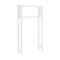 Alaterre Furniture Coventry Over Toilet Open Storage Shelf, Bath Shelf with Two Towel Rods ANCT703WH - alternate 9